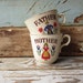Vintage Scandinavian Cups Mother and Father