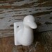 Vintage Ceramic Duck Hook Faux Taxadermy