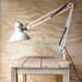 Industrial Swing Arm Lamp with Clamp