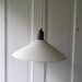 Vintage Cream Pendant Light with Plug