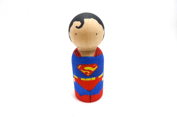 superman peg doll