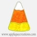 Candy Corn...Embroidery Applique Design...Three sizes for multiple hoops...Item1238.