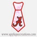 A Tie...Embroidery Applique Design...Three sizes for multiple hoops...Item1518.