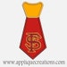 FS Tie...Embroidery Applique Design...Three sizes for multiple hoops...Item1527.