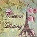 Custom Listing as per convo