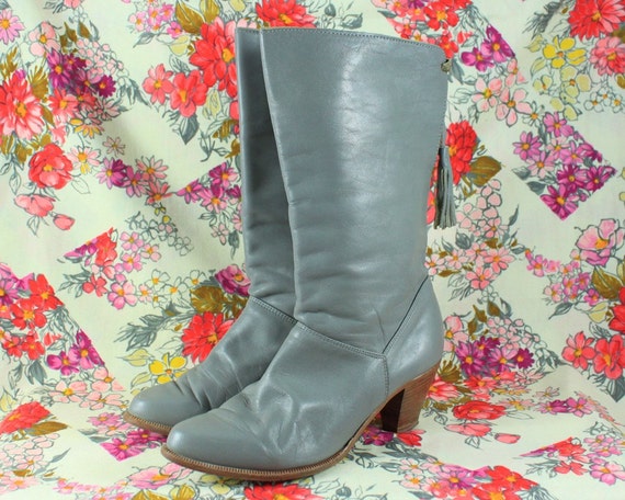 boots with tassels women's