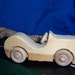 Super Sport Car Handcrafted of Recycled Wood for Kids, Children