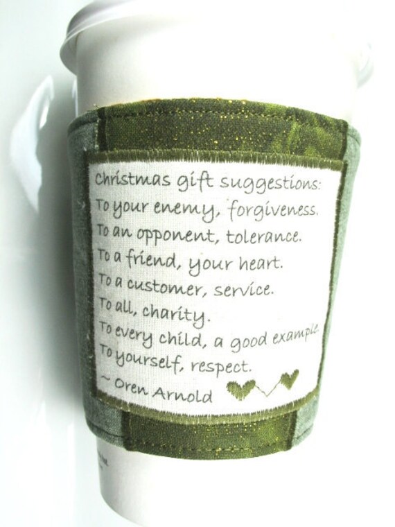 Coffee Cozy Christmas gift suggestions Quote Coffee Cuff Coffee Sleeve Coffee Cozy Christmas gift suggestions Quote Coffee Cuff Coffee Sleeve