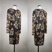 80s dress / Vintage Black Silk and Sequin Party Dress / Trophy / The Tiger Lily