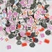 300 pcs Kawaii Fimo Clay Slice Nail Art Decoration UV Gel Tips / Scrapbooking / with box