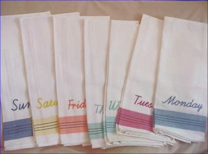 Martha Stewart Kitchen Towels martha stewart days of the week kitchen towels nip Martha Stewart Kitchen Towels martha stewart days of the week kitchen towels nip