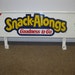 Nabisco Snack-Alongs Planters Mr. Peanut Advertisement Metal Sign Vintage Great Collectible Room Decor