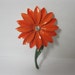 Enamel Pin SALE PRICED With Rhinestone Crystal Center 60s Vintage Flower Pin Lovely Nostalgic Piece