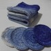 2 Pcs Crochet Bamboo washcloths and 4 Pcs Facial Scrubbies Set...