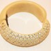 Vintage rhinestone clamper bracelet