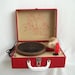 Red Phonola Melodier 45 Record Player