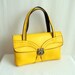 Bold Lemon Yellow Handbag