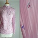 Pale Pink Geometric Spotted Blouse