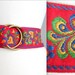 Red Embroidered Heart Belt