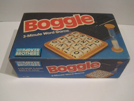 Vintage 1976 BOGGLE Game Parker Brothers in box by WestofChelsea