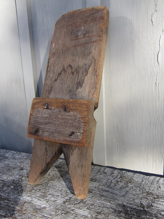 Antique Primitive Boot Jack pine