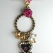 Unique Belly Ring - Key from Engagement Series Pendant On Belly Ring