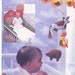 Vintage Pattern Crib MOBILE - Crib Bumper ANIMAL FARM Pig Chickens Cow Farm Quilt Red Barn - Butterick 6854 Infant Layette UNcut