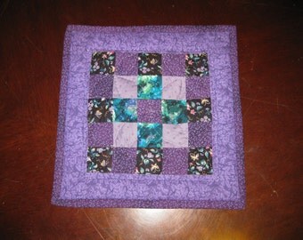 Multicolor - Handcrafted Cotton Patchwork Table Mat 09