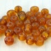 Honey Amber Recycled Glass Beads