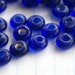 Royal Blue Recycled Glass Beads