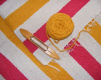 CLEARANCE Sale: Hand Woven Rug - 5'1" x 6' 6"