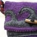 Wristlet, Cel Phone Case, Wallet, Men's Tie Strap - one of a kind, Eco Friendly, Upcycled