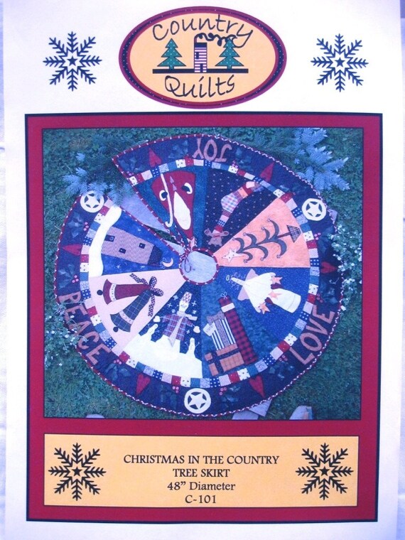 quilt-pattern-country-christmas-tree-skirt-applique