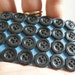 Vintage buttons,paris, black, haute couture, supplies, french vintage finds by ancienesthetique