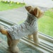 Dog Sweater Hand Knit Irish Fisherman Small