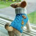 Dog Sweater Hand Knit Cable Layla XSmall