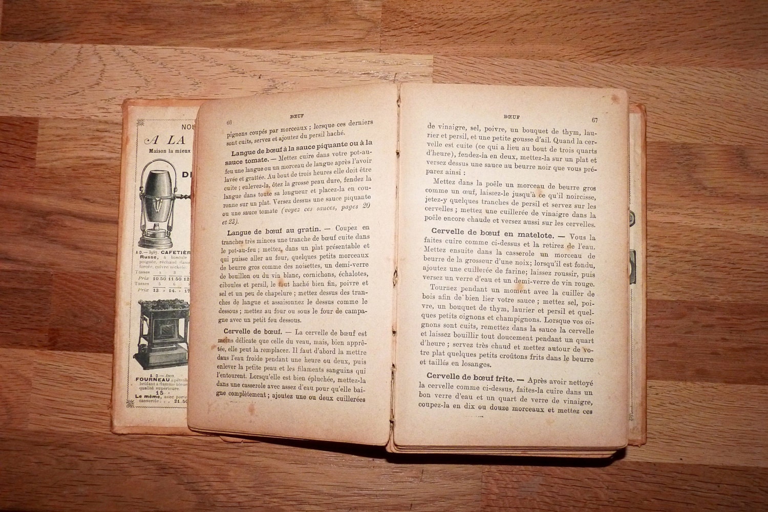 SALE 20 OFF Old French Cooking Book La Veritable Cuisine De