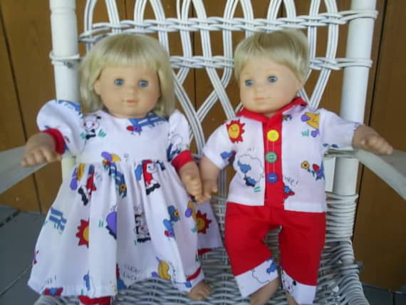 American girl Bitty baby twin boy and girl look alike doll