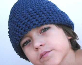 Crochet Hat Pattern Beanie Baby through Adult - ONE SKEIN Pattern pdf file p103