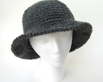 Hat Crochet Pattern One Skein project- Gorgeous Ribbed- PDF file Permission to Sell what you make- p101