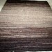 Large Handwoven rag rug - 5.9' x 7.41.'-Brown and beige'