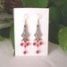 red earrings, Swarovski crystal earrings, chandelier earrings, dangle earrings, summer sale, 2015 fashion trends, jewelry, great gift idea