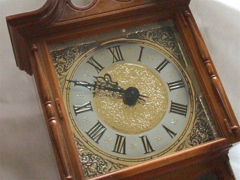 Vintage Mini Grandfather Clock by Sunbeam