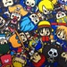 ONE PIECE fabric Blue color FQ Japanese anime printed by kokka