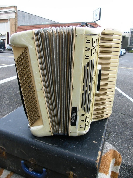 Vintage Allegro Accordion made in Italy