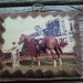 Vintage Secretariat "Big Red" Picture on Wooden Plaque