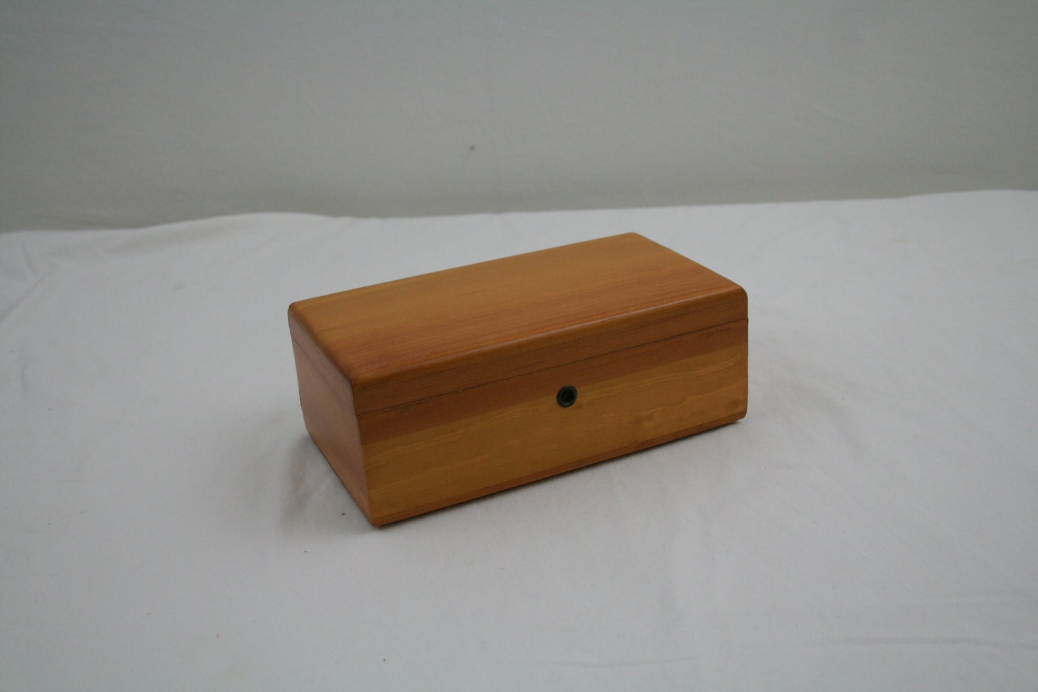 Vintage Miniature Cedar Chest by Lane with Key