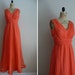 1970s Dress Tangerine Dream Goddess Gown