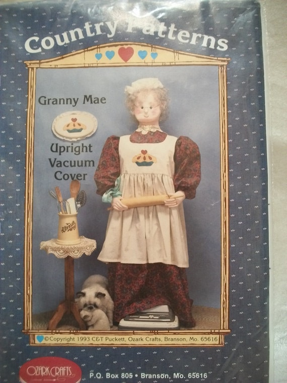 Pattern Vacuum Cover Granny Mae Pattern For Upright by GiniCrafts