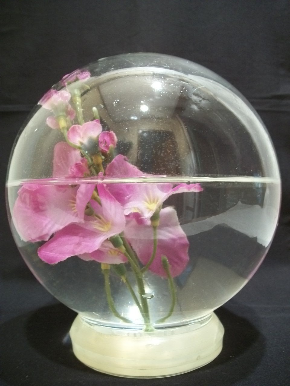 Vintage Aquarium Globe Glass Globe Flower Aquarium Glass